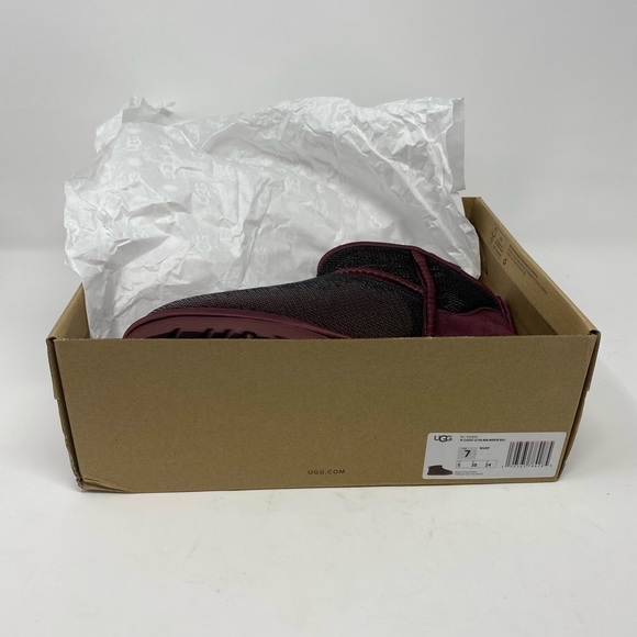 (New) Ugg Classic Ultra Mini, size 7, mirror ball, Bergundy or Wine. - Picture 8 of 9